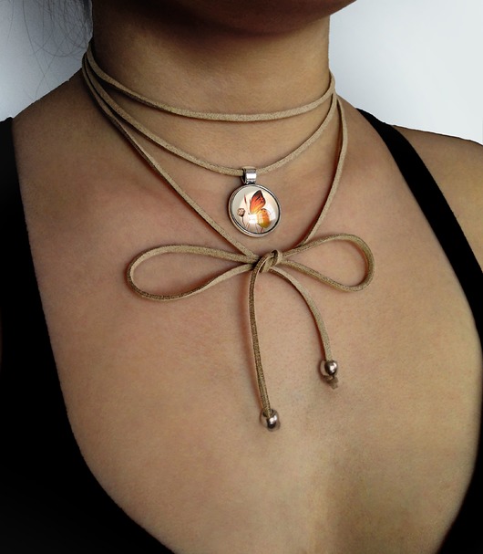 Choker Motyl - 0696 EGGinEGG