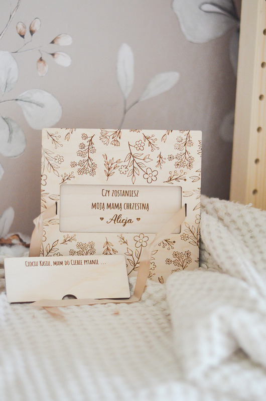 kartki scrapbooking Kartka / Ciociu czy zostaniesz moją Chrzestną