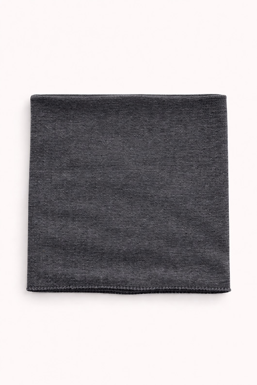 szale damskie Komin Simple merino antracytowy