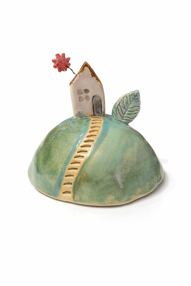 figurki i rzeźby Domek ceramiczny