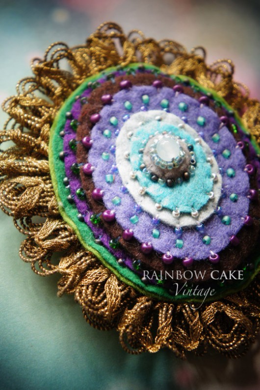  RainbowCake Vintage FlowerFelt Design