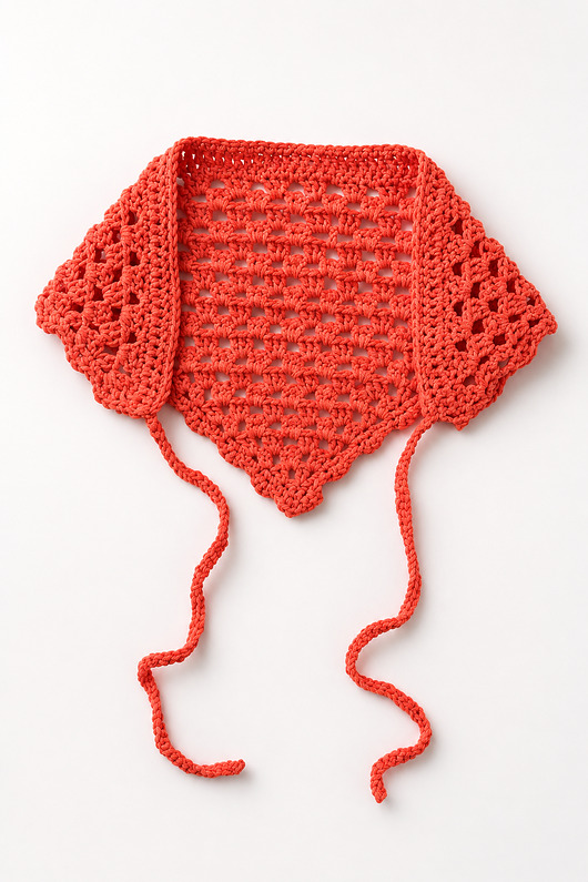czapki damskie Fiorki Bandana Coral