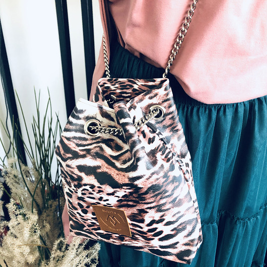 Mały worek Mili Glam Bag 2 - tygrys Militu