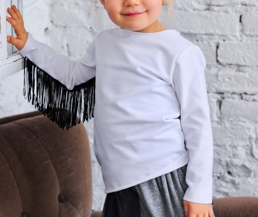 Bluza z frędzlami Mizerki Kids