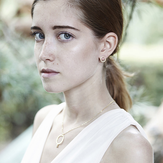Minimalistyczne kolczyki kółeczka KOS jewellery