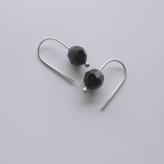 kolczyki z kamieniami Kolczyki OKRĄG