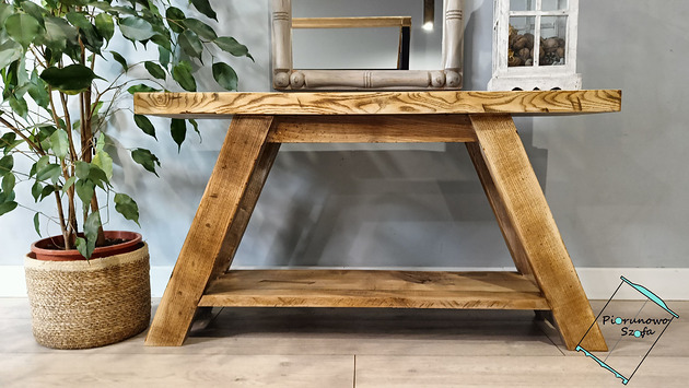 ławki Ławka, siedzisko z litego jesionu Vintage