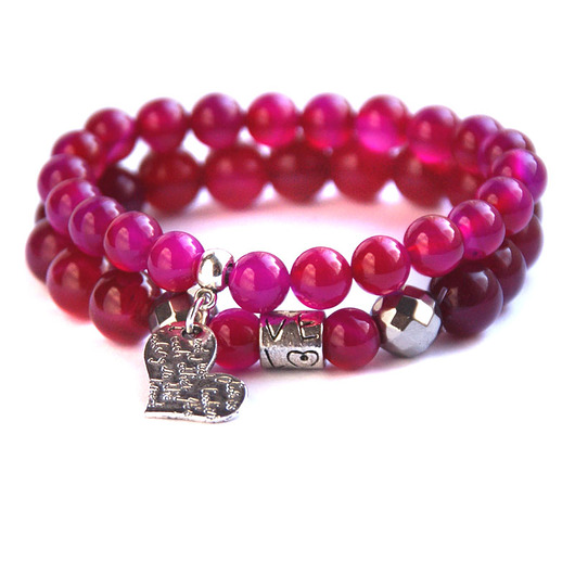 komplet :: fuchsia love :: agat kaktusia