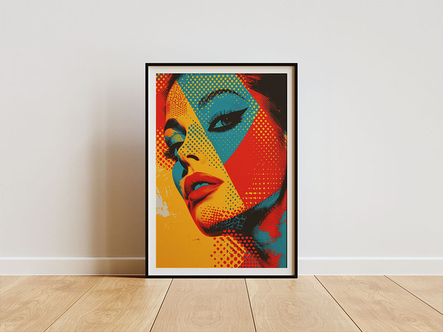 plakaty Plakat - Vibrant lady