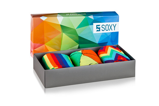 Trójpak RAINBOW soxy