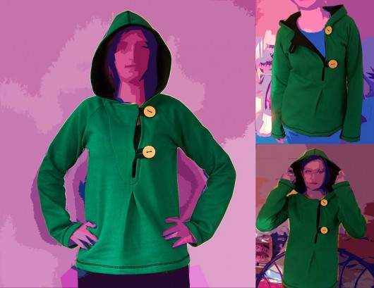 bluza Zielony ludek czajkaczajka