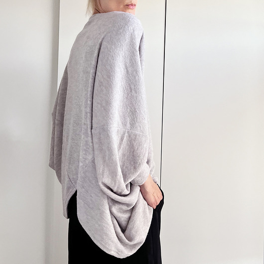 swetry damskie  Sweter VV szary