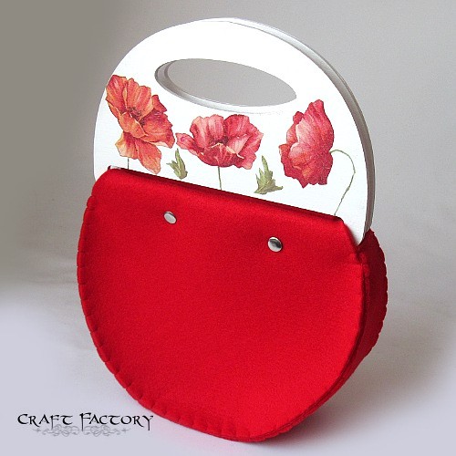 Red Poppies - Decou & Felt Craft Factory