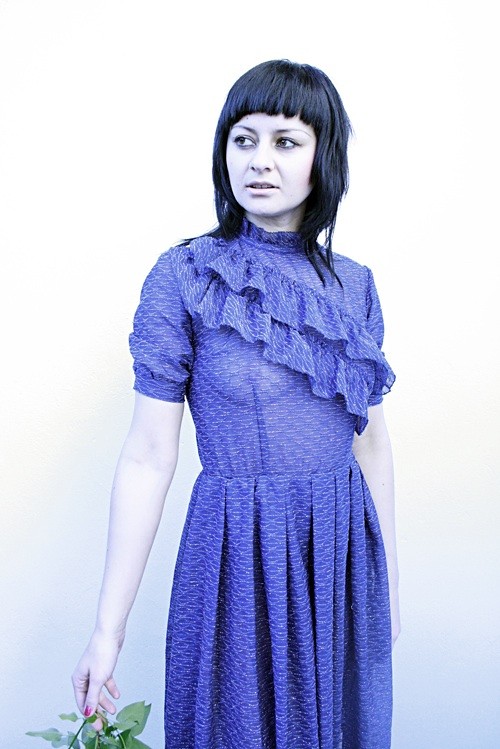 Granatowa sukienka Mademoiselle Patrini