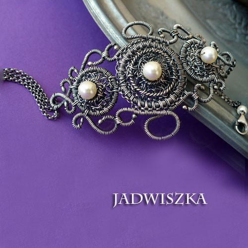Retro- pearl - bransoleta-zamówienie XXXJadwiszka