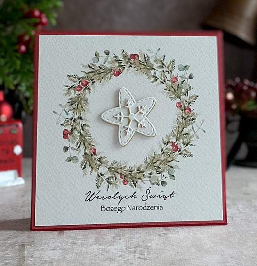 kartki świąteczne Personalizowana kartka na Boże Narodzenie, BN 23B