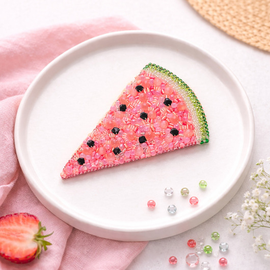 broszki Broszka Arbuz