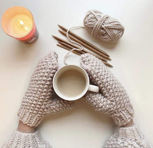 czapki damskie Gruba wełniane rękawiczki Alma 100% wełna handmade