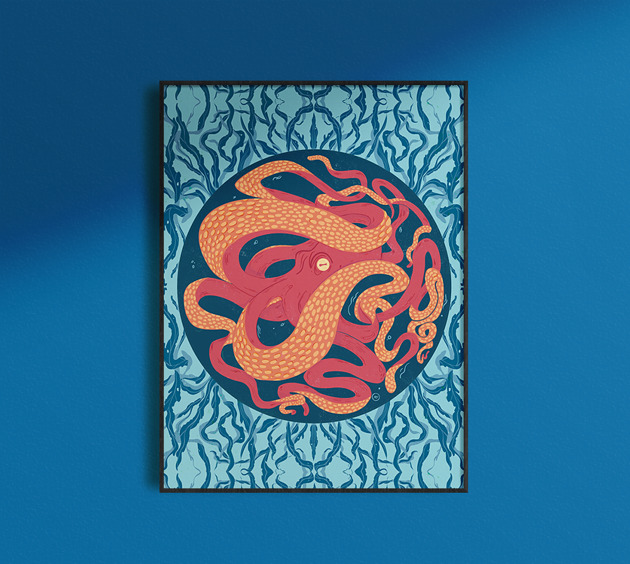 grafiki i ilustracje Octopus