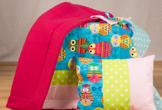 Lekki kocyk i podusia Bawełna Polarek GRATIS LalaShop