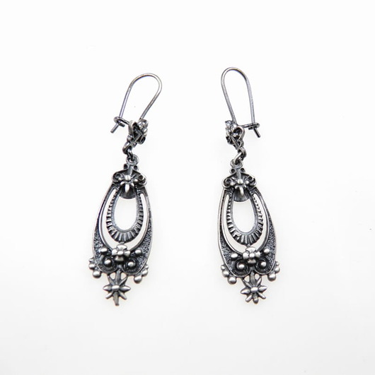 kolczyki srebrne Srebrne kolczyki - Vintage Earrings