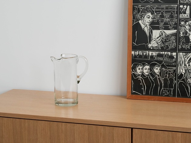 czajniki i dzbanki Dzbanek szklany, duński design, lata 70, produkcja: Dania