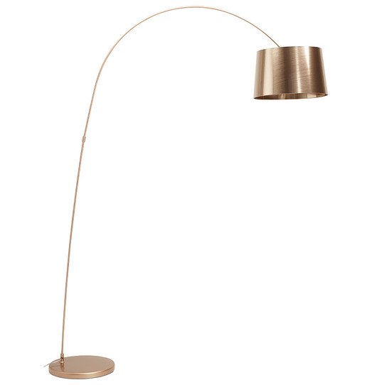 Lampa stojąca, podłogowa Pillar Copper 205 cm Home Design