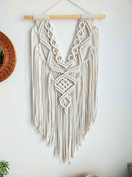makramy Makrama  boho wisząca na ścianę