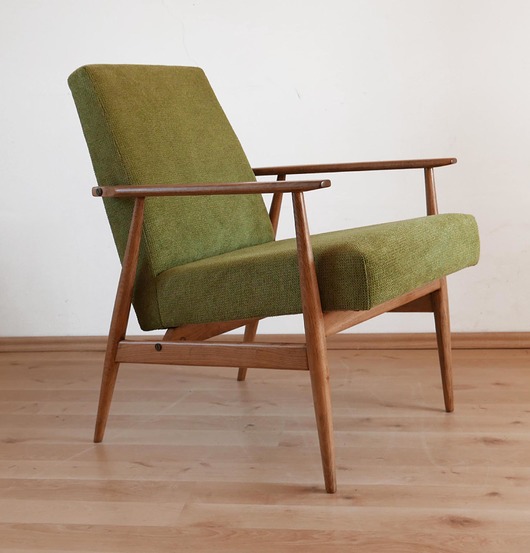 fotele Fotel Lisek PRL, Fotel 300-190, Po renowacji