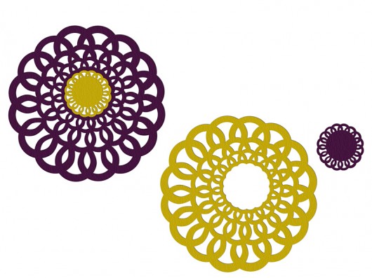 Graj w kolory! - oryginalne filcowe serwety 2w1 AT design