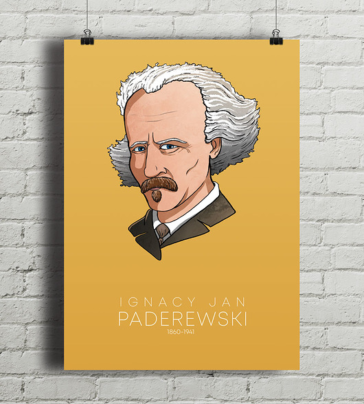 plakaty Plakat Ignacy Jan Paderewski 