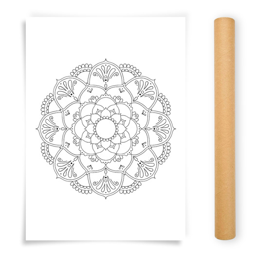 plakaty Plakat do Kolorowania Mandala 50x70cm