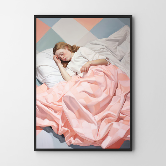 plakaty Plakat Śpiąca królewna dziewczyna kobieta portret