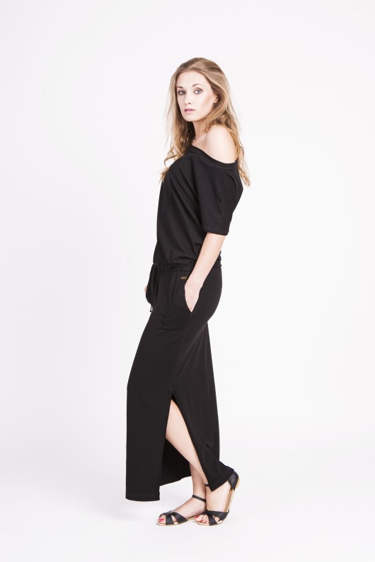 Sukienka MONACHIUM letnia czarny WANTED WEAR