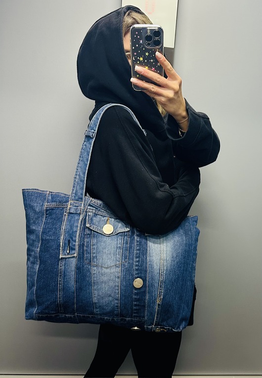 torby XXL Torba jeansowa Spot