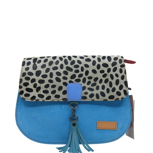 torby na ramię Torebka damska klasyczna zamszowa odpinany wymienny chwost brelok OLIVKA