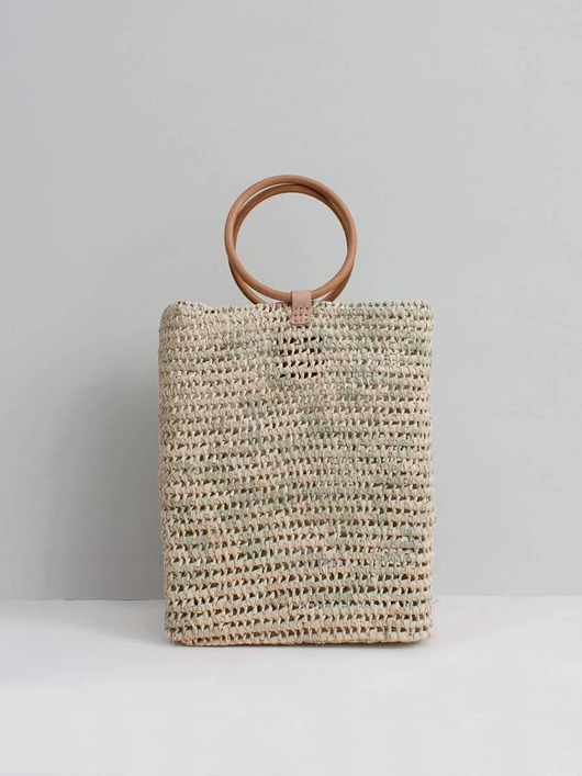 torebki do ręki Koszyk Osaka bambusowy uchwyt