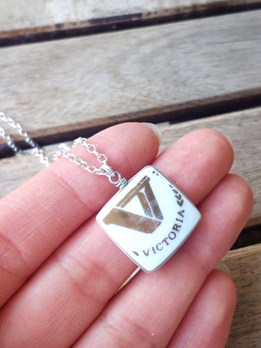 naszyjnik Victoria biżuteria z talerzy