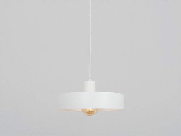 lampy wiszące Nowoczesna minimalistyczna lampa wisząca FAY 1 L biała