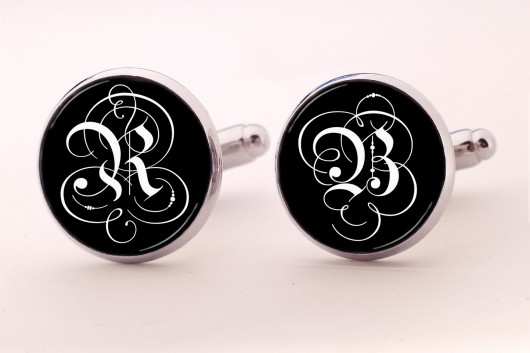 Spinki do mankietów Monogram (personalizowane) EGGinEGG