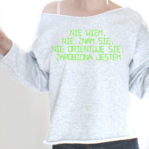 Zarobiona Fluo Zielona Bez ONE MUG A DAY