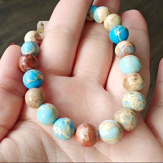 bransoletki z kamieni naturalnych Bransoletka jaspis