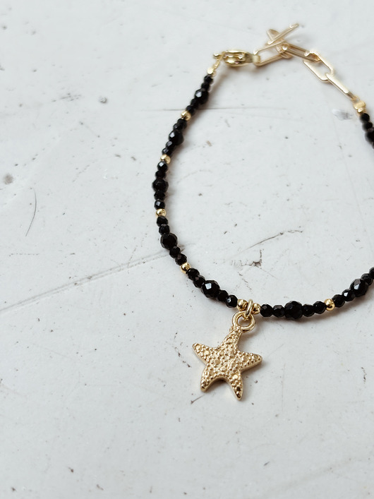 bransoletki z kamieni naturalnych Bransoletka  Onyks gwiazdka