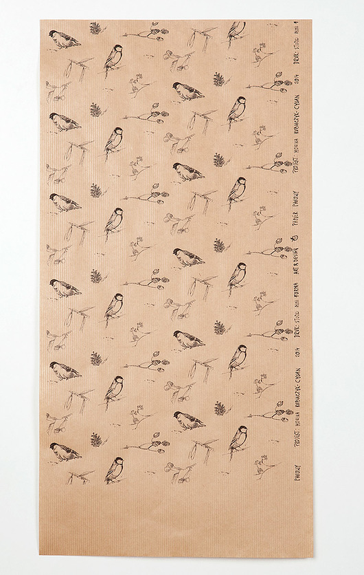 Drukowany papier pakowy - 5 różnych wzorów Studio Mini Forma