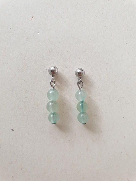 kolczyki z kamieniami Kolczyki DROPSY MINI awenturyn