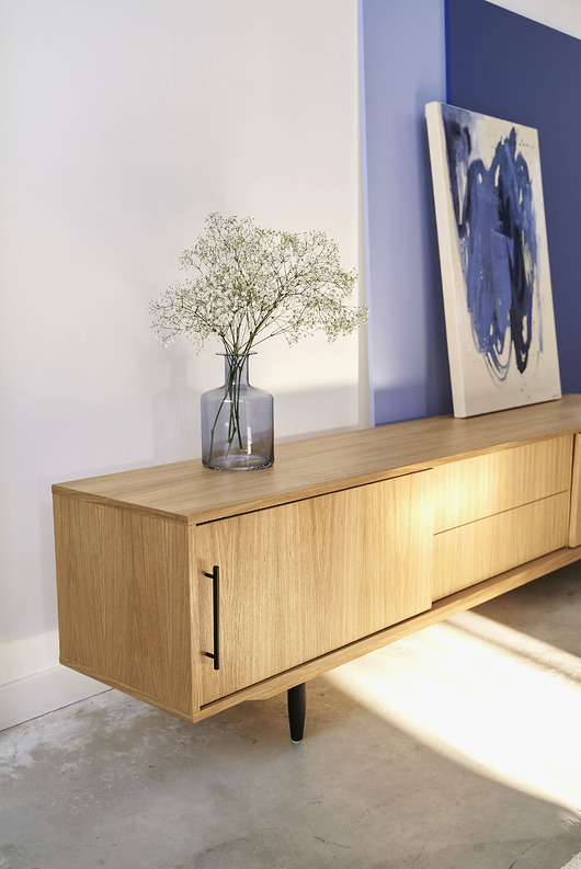 komody i szafki Komoda sideboard D-S01 drzwi przesuwne oraz 2 szuflady