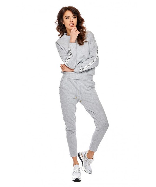 Komplet dresowy z lampasem OOH LA LA grey OOH LA LA