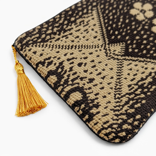 kosmetyczki Mniejsza kosmetyczka z tkaniny PRL