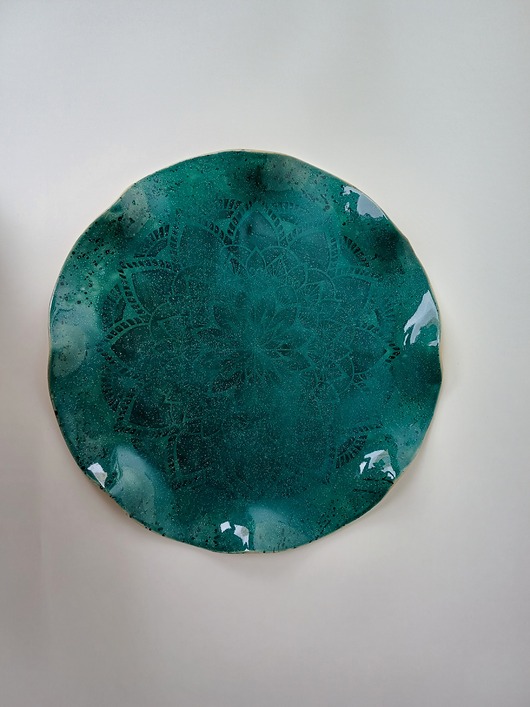 patery i talerze Duża Patera Ceramiczna Mandala