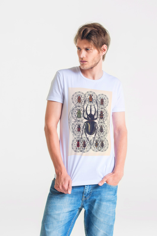 HEXAGON BEETLE Męski T-shirt GAU great as You